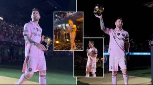 Lionel Messi receives spine-tingling reception as he presents eighth Ballon d’Or to Inter Miami fans